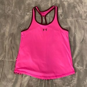 Girls Under Armour dry fit tank top